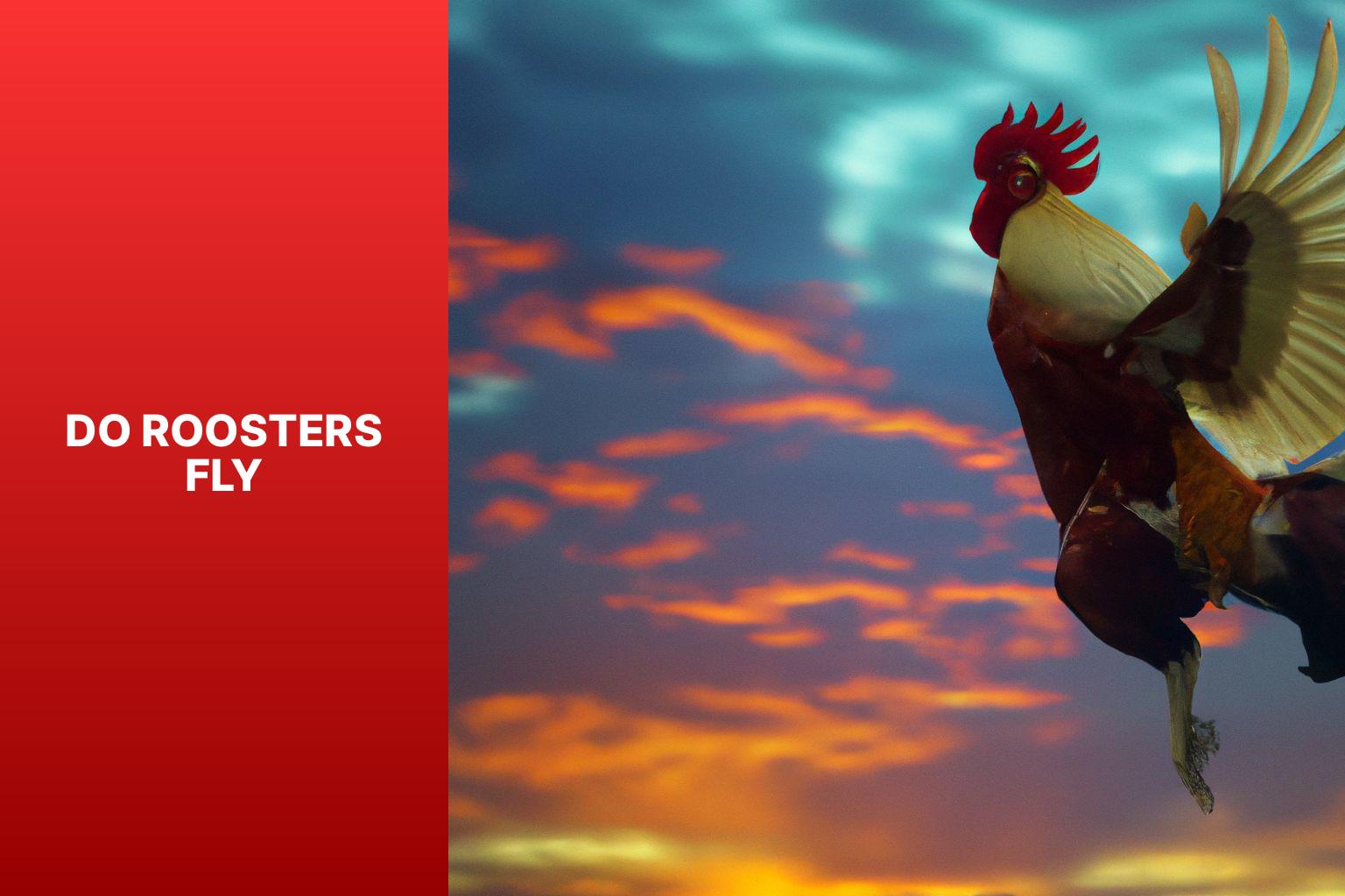 do roosters fly