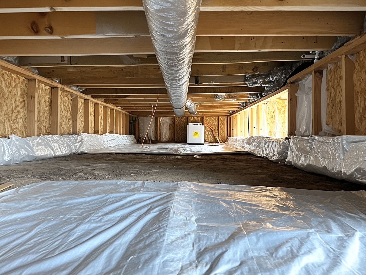 When Is a Dehumidifier Needed in an Encapsulated Crawl Space?