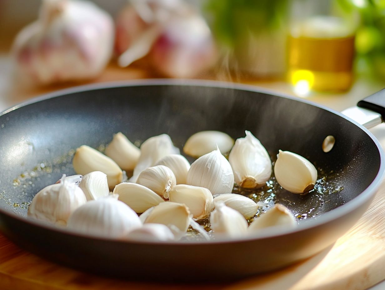 4. Avoid Overcooking Garlic