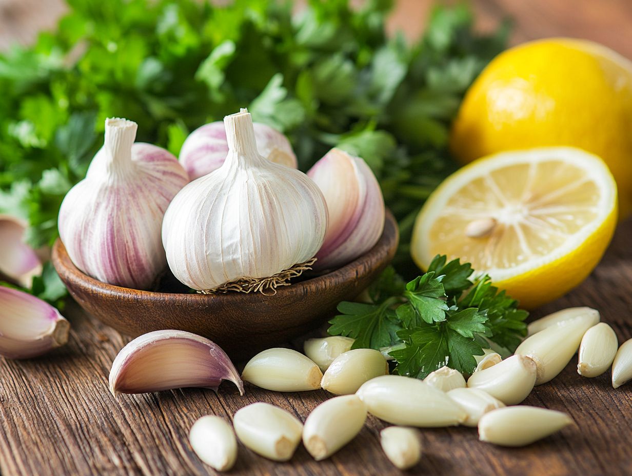 Does garlic have vitamin C?