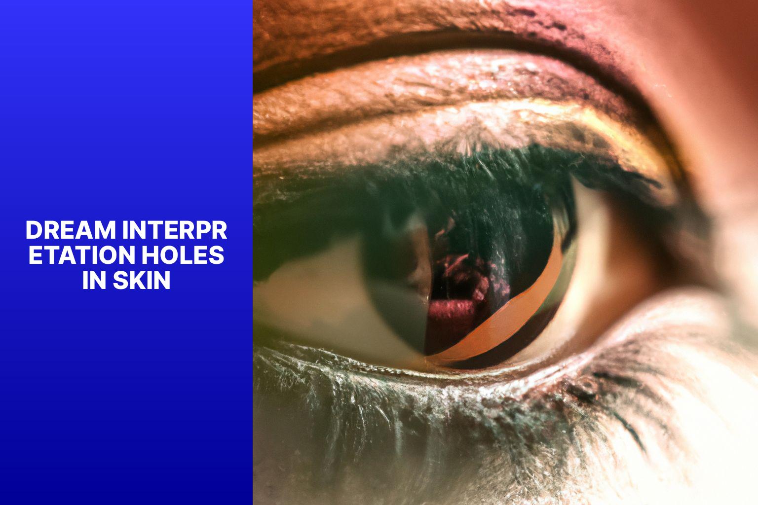 dream interpretation holes in skin