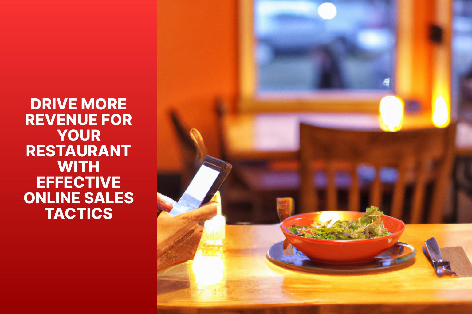 Drive More Revenue for Your Restaurant with Effective Online Sales Tactics