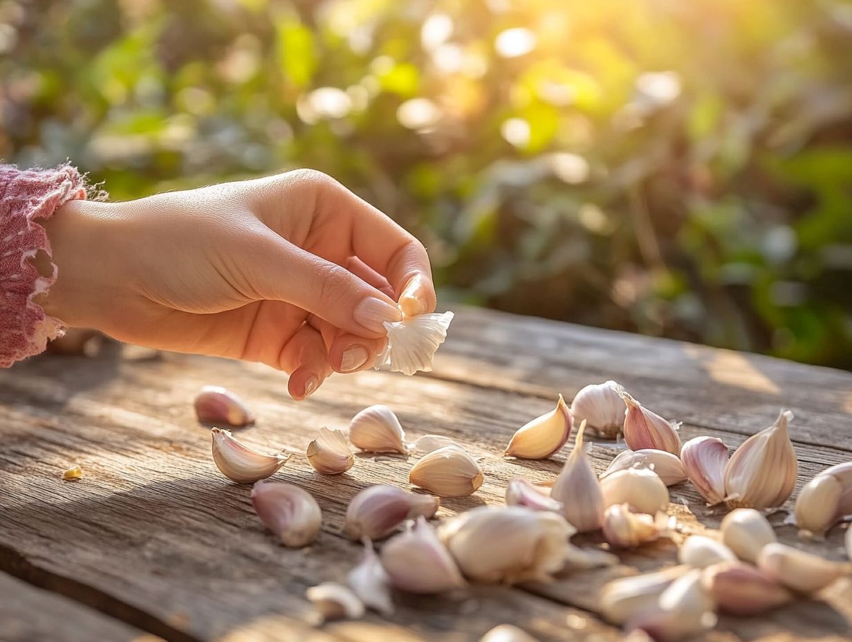 How Can Uncooked Garlic Be Prepared and Stored?