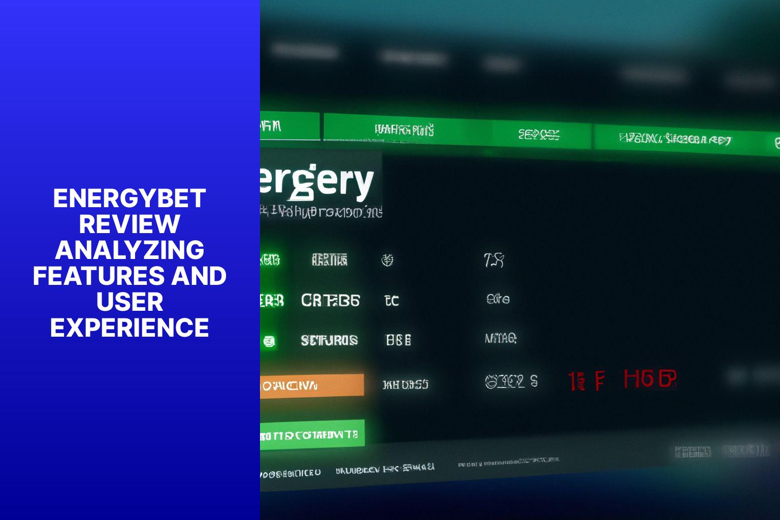 EnergyBet Review Analyzing Features and User Experience