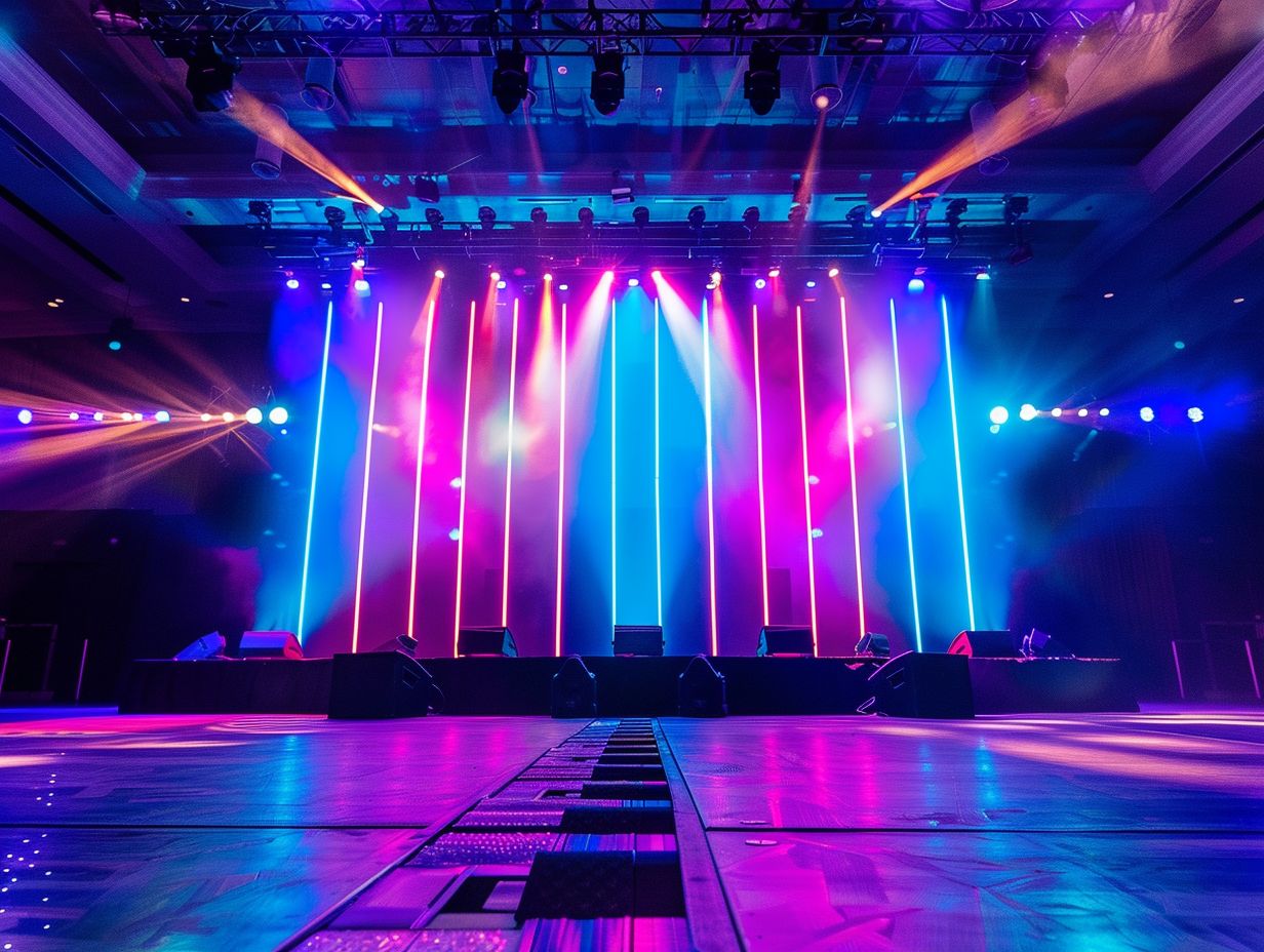 What types of events do you provide lighting hire services for?