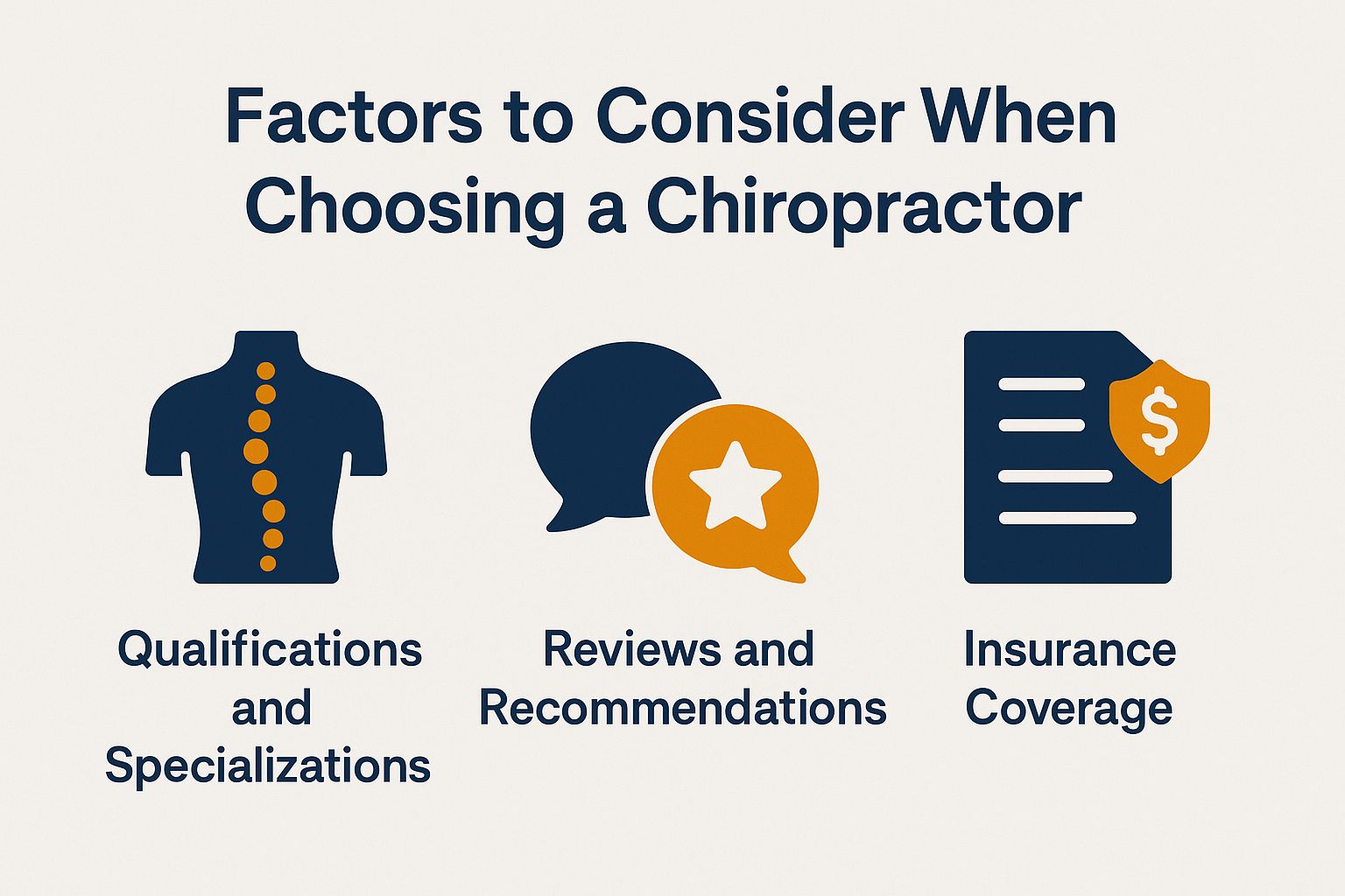 Factors to Consider When Choosing a Chiropractor