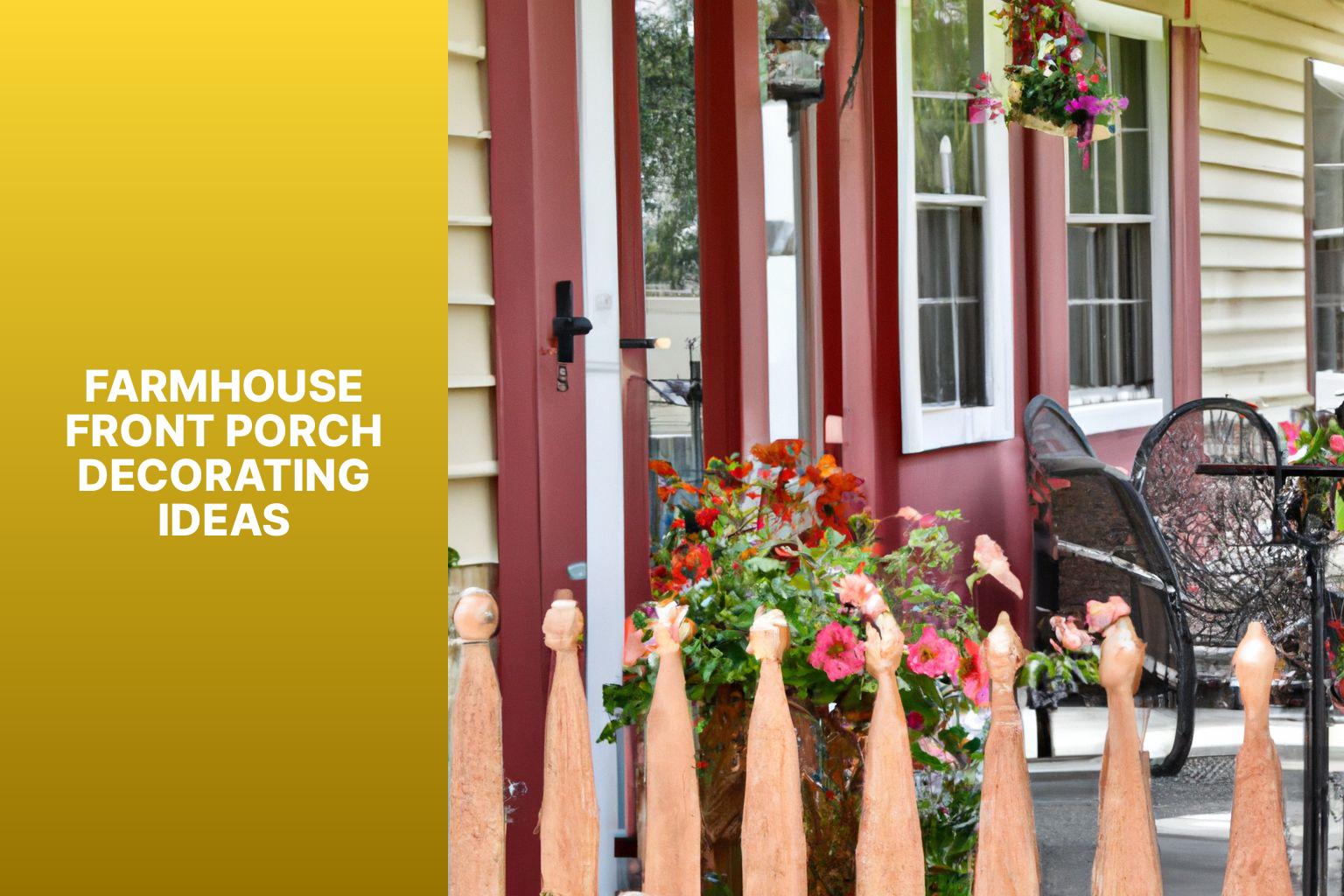 farmhouse front porch decorating ideas