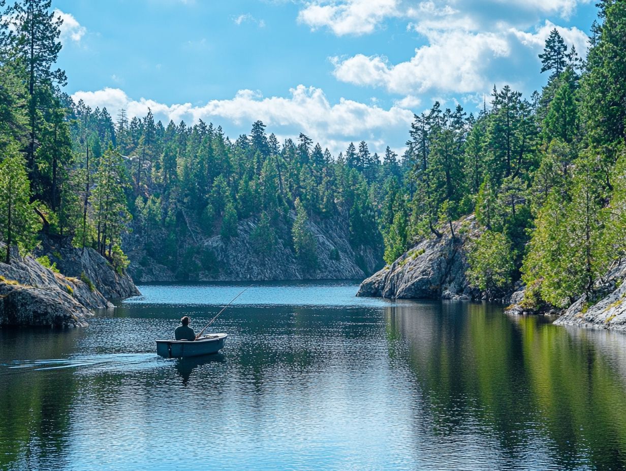 Fishing Lynx Lake in Prescott Arizona