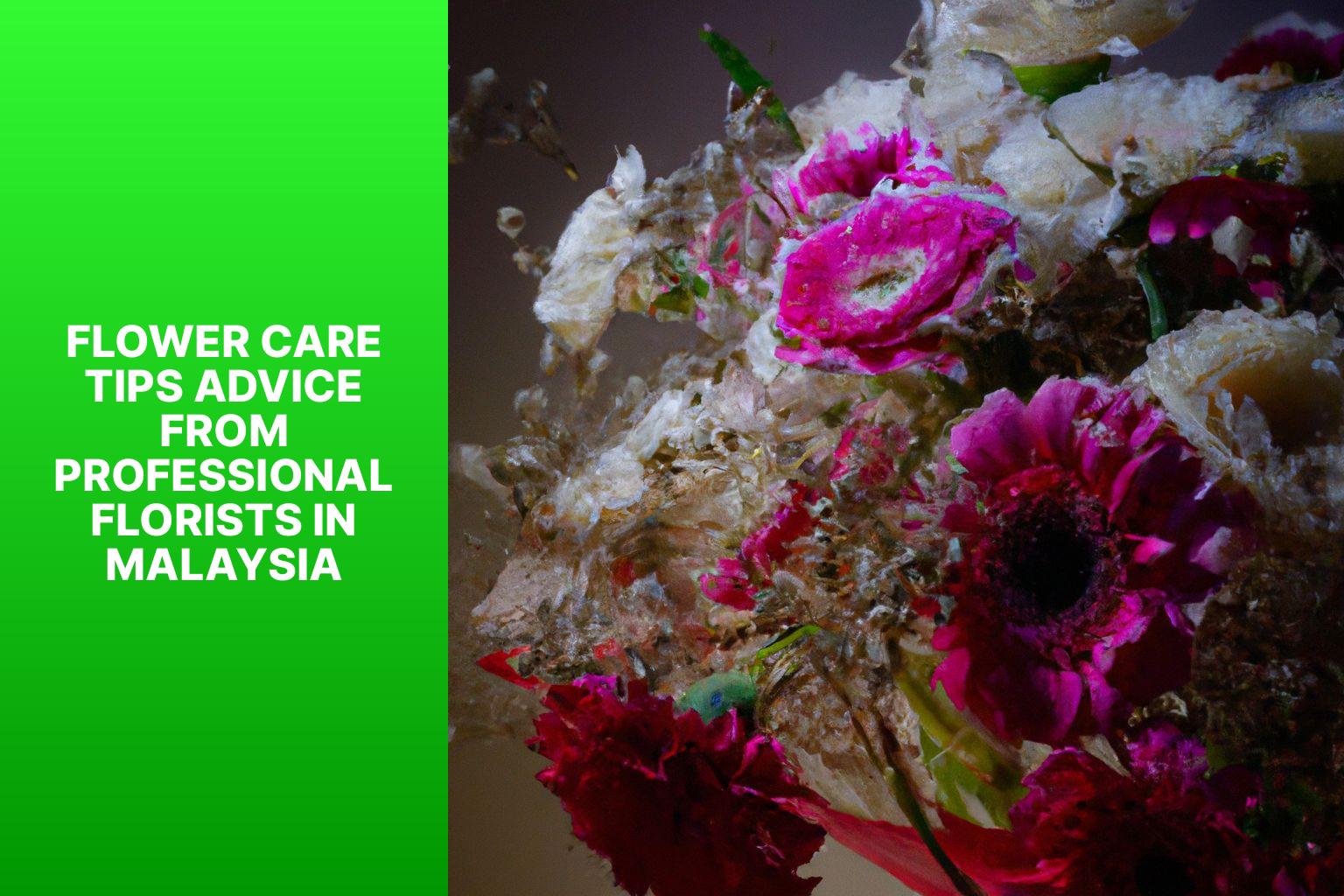 Flower Care Tips Advice from Professional Florists in Malaysia