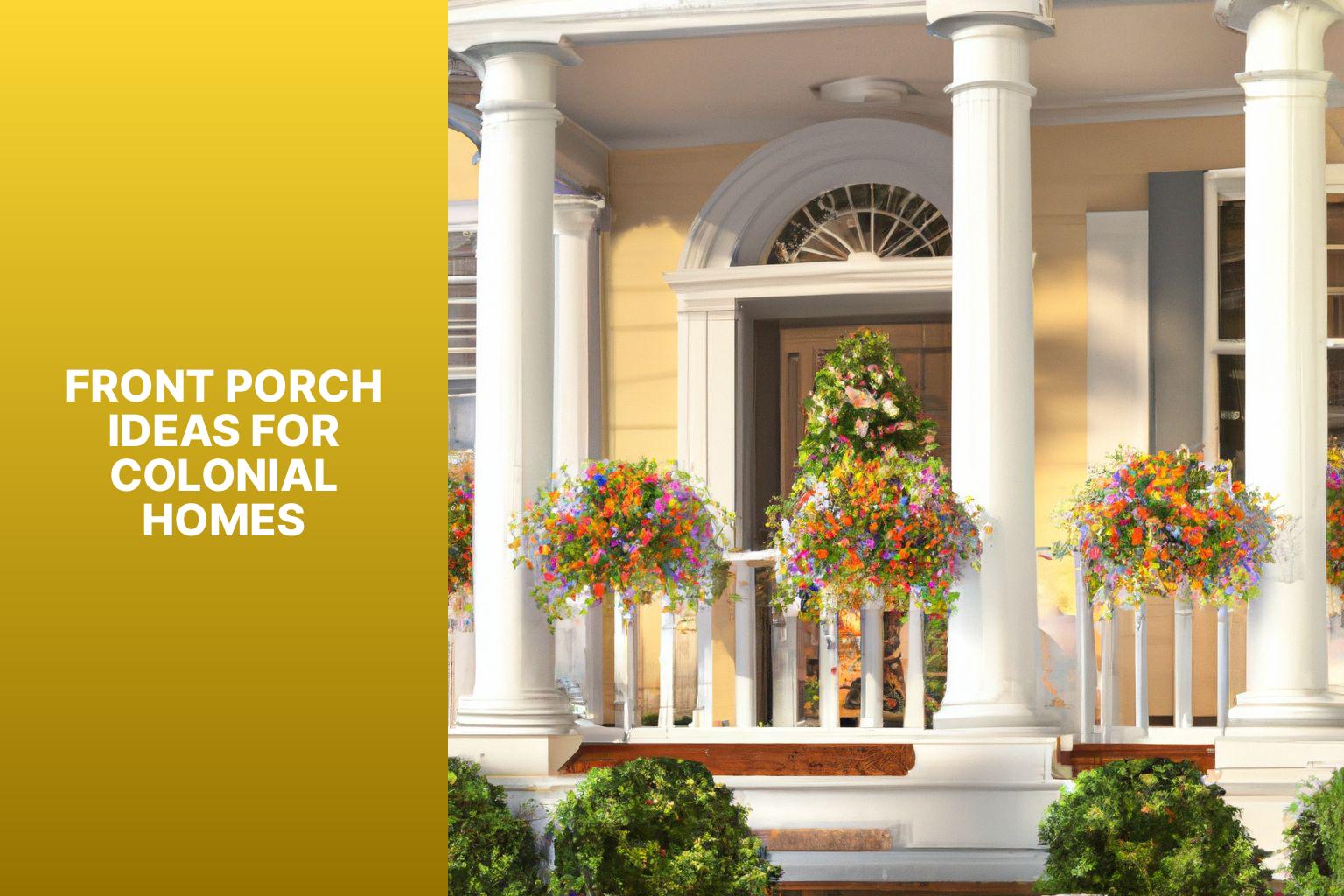front porch ideas for colonial homes