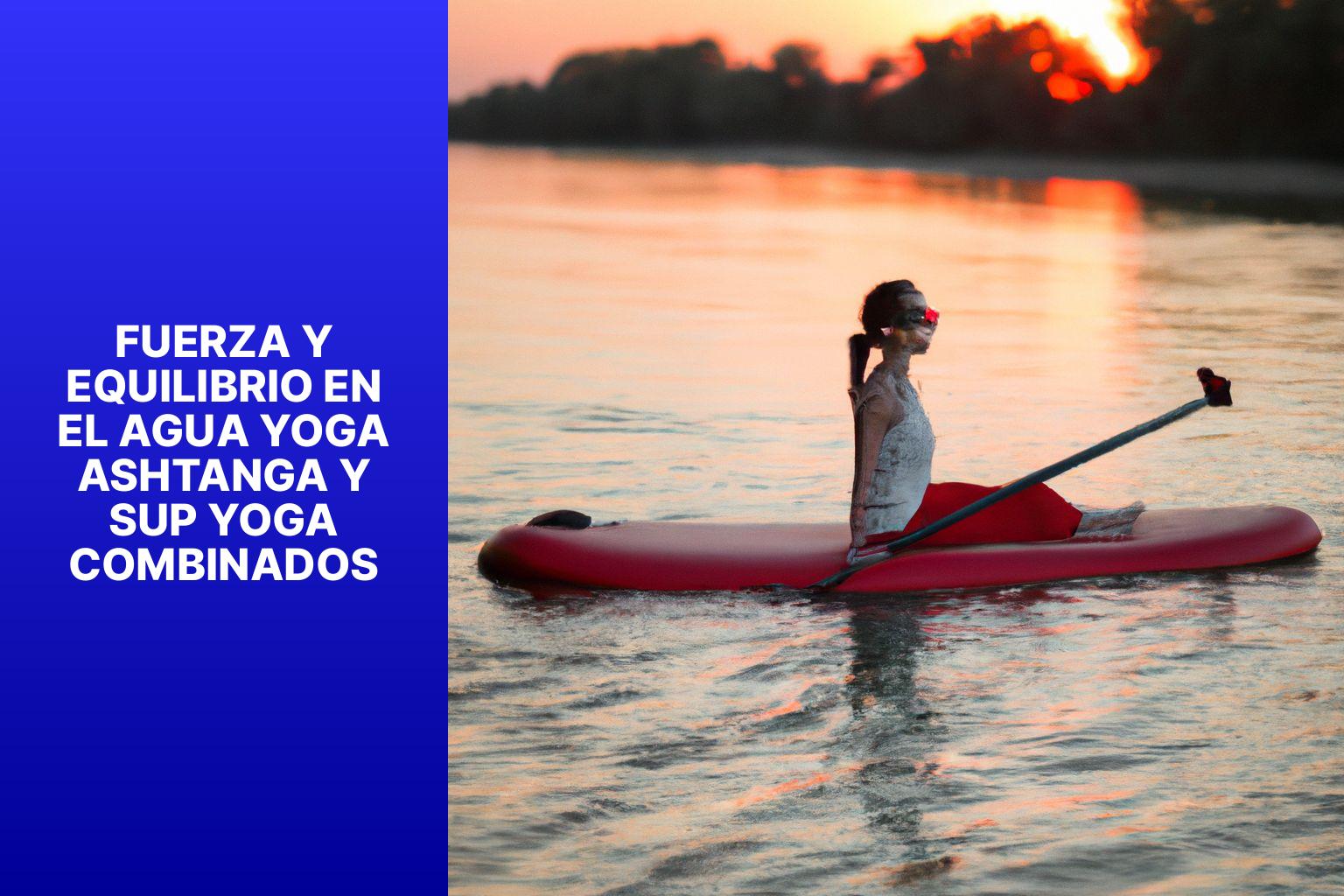 Fuerza y Equilibrio en el Agua Yoga Ashtanga y SUP Yoga Combinados