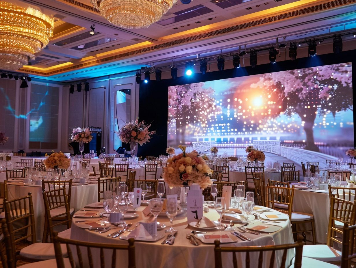 Introduction to Gala Dinner Audio Visual Hire