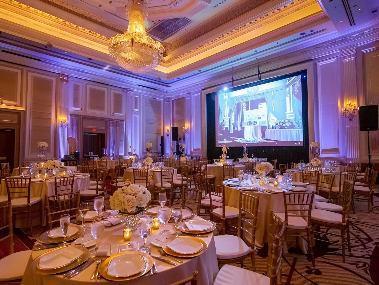 Audio Visual Equipment for Gala Dinners in London