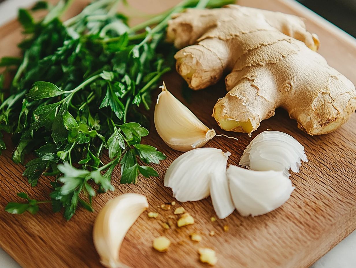 3. Make a Homemade Salad Dressing with Garlic and Ginger