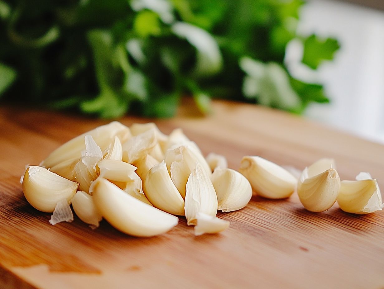 3. Avoid High Doses of Garlic Supplements