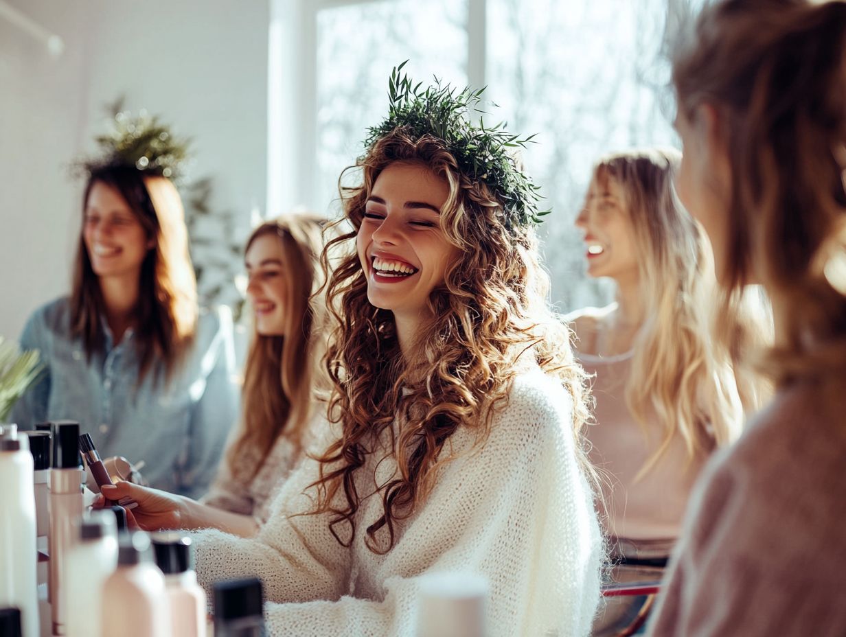 Organizing a Bridal Party Hairdo Gathering