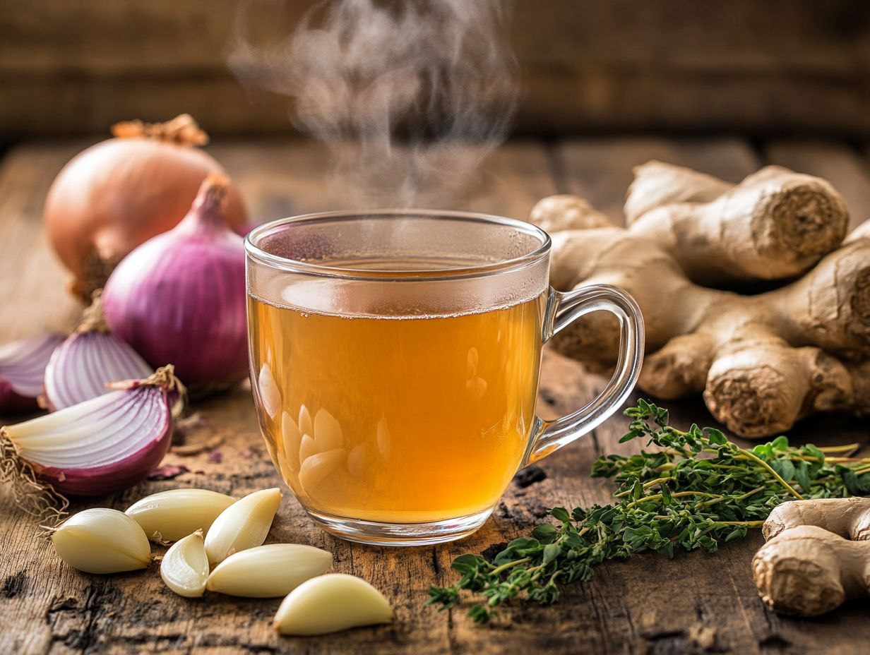 What Is Ginger Onion And Garlic Tea?