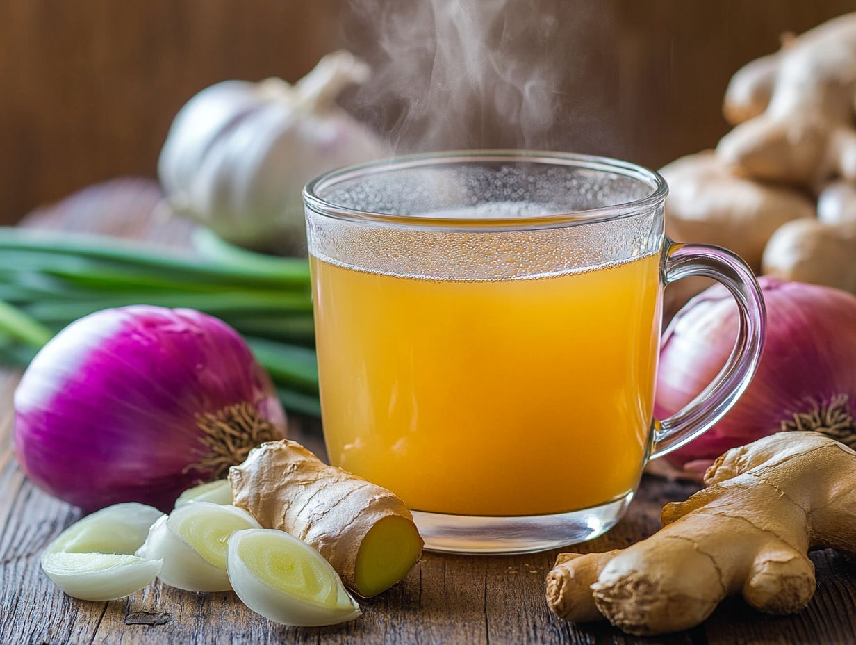 How Often Should Someone Drink Ginger Onion And Garlic Tea?