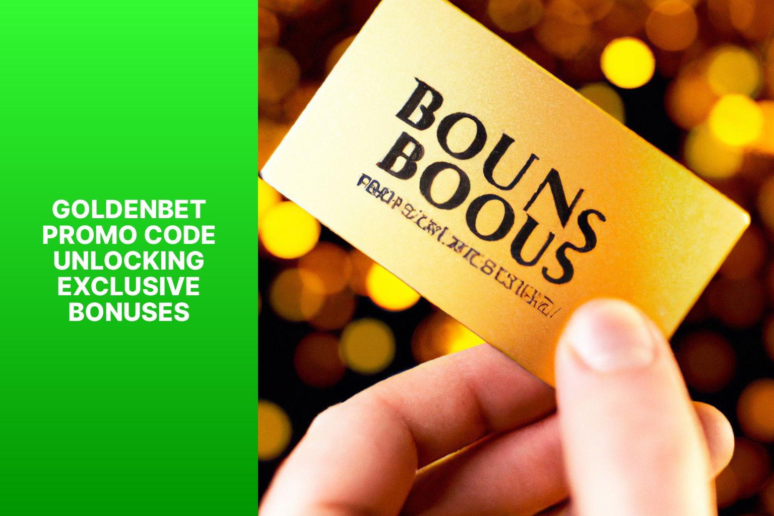 GoldenBet Promo Code Unlocking Exclusive Bonuses