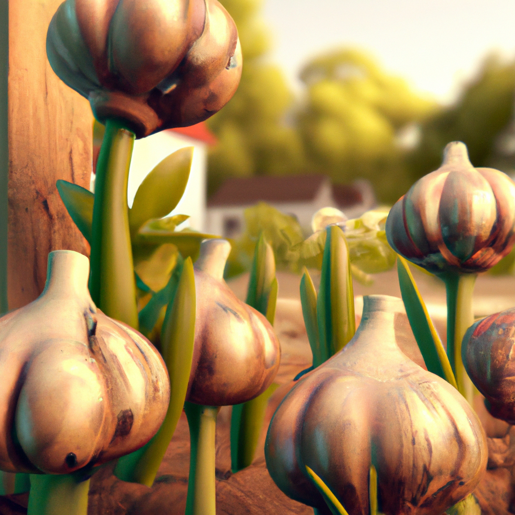grow garlic for maximum bulb size