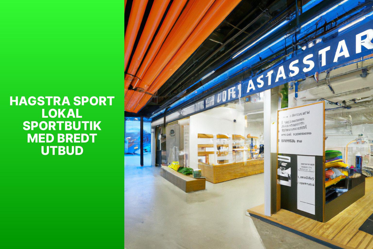 Hagstra Sport Lokal Sportbutik med Bredt Utbud