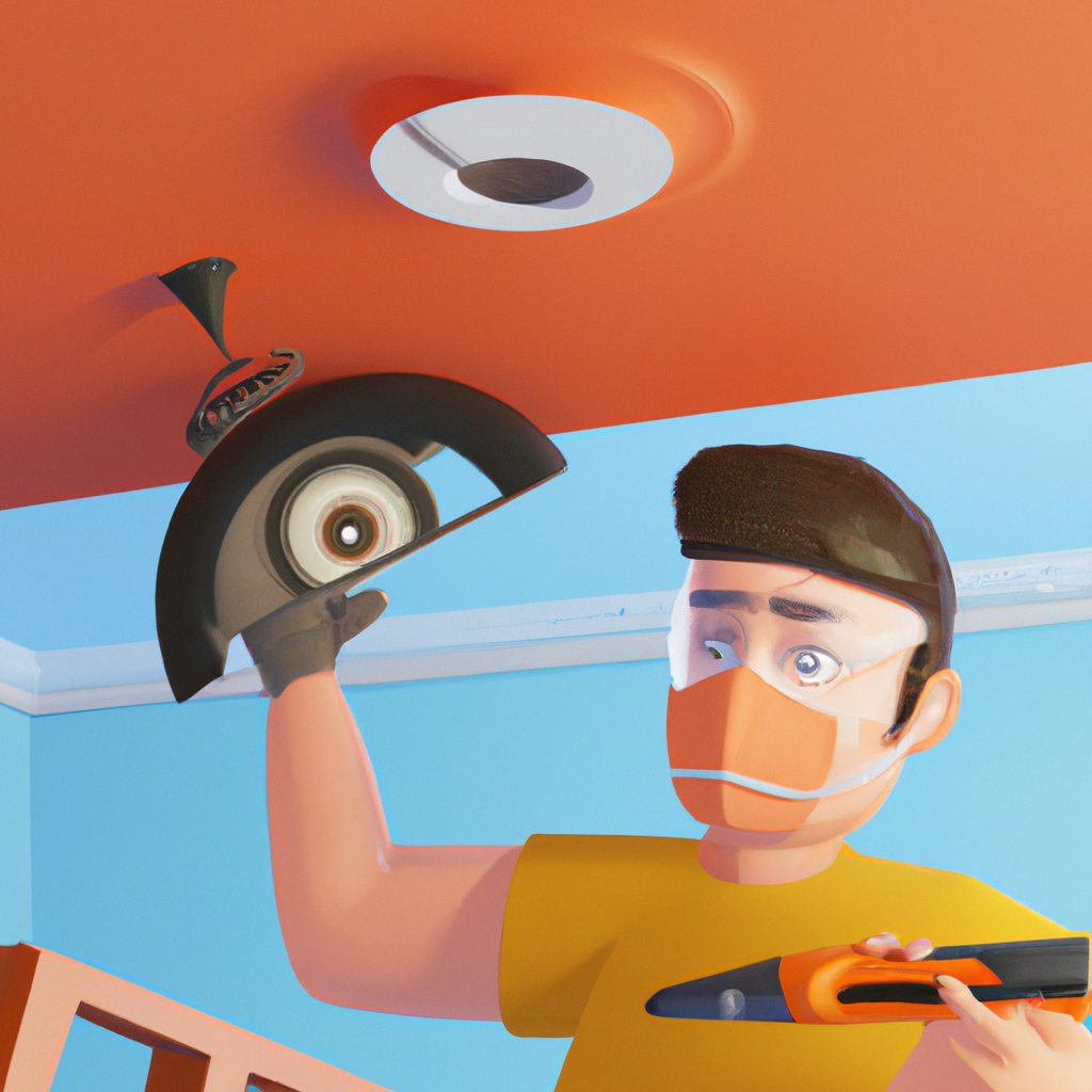 how to cut hole in ceiling for speakers