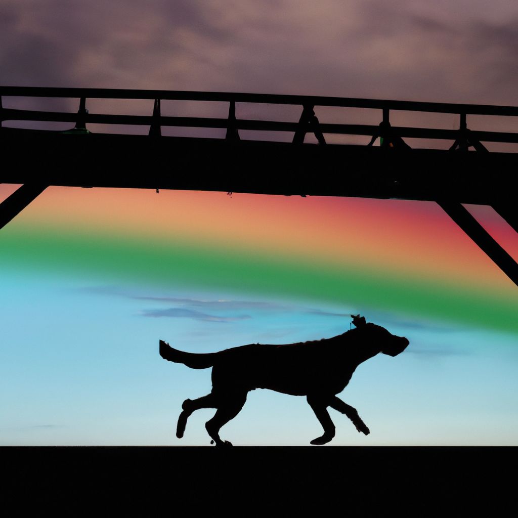 how do i know my dog crossed the rainbow bridge