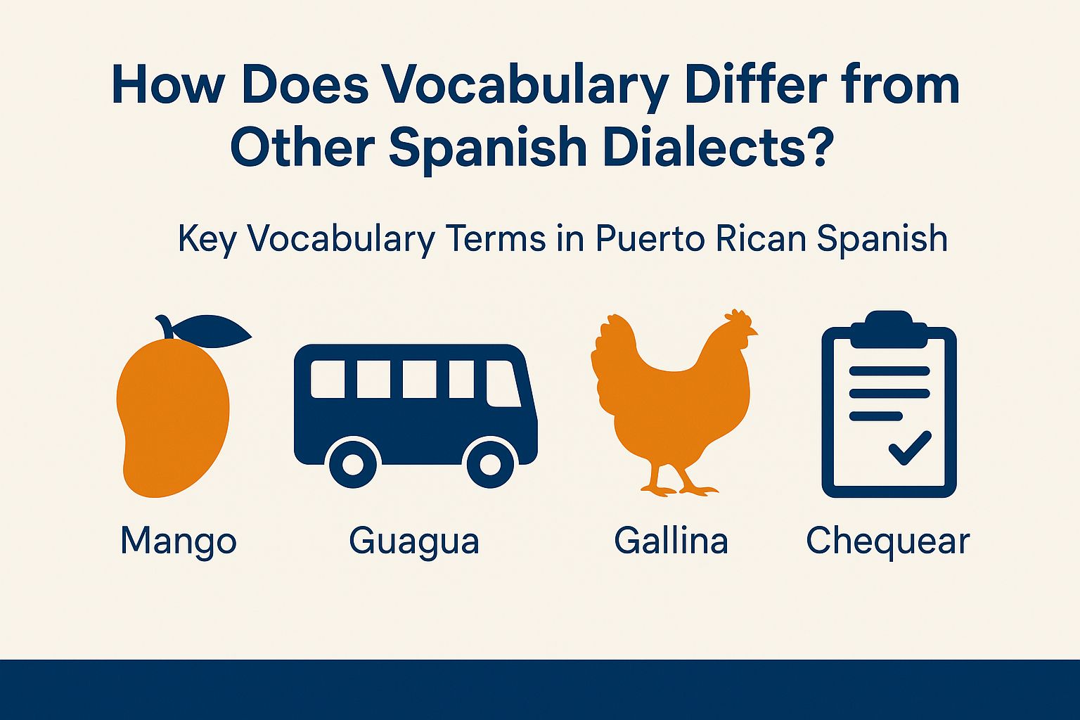 How Does Vocabulary Differ from Other Spanish Dialects?