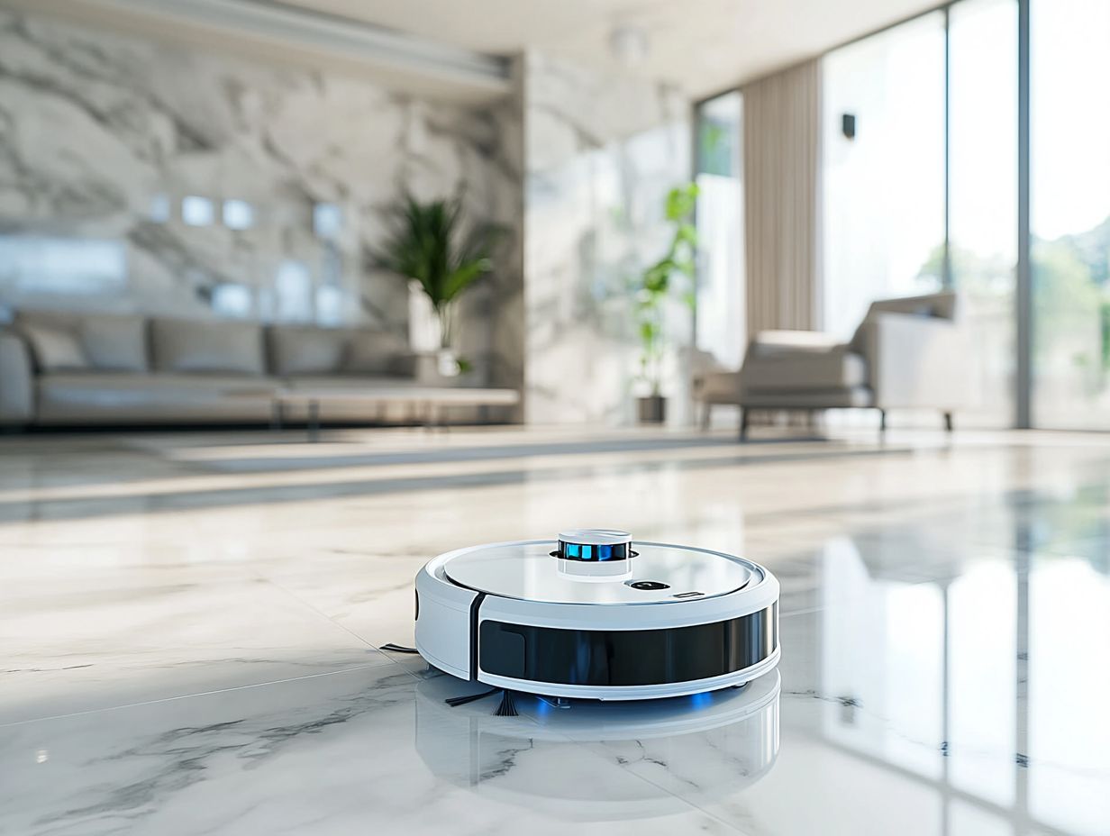 Limitations of Tiled-floor Cleaning Robots