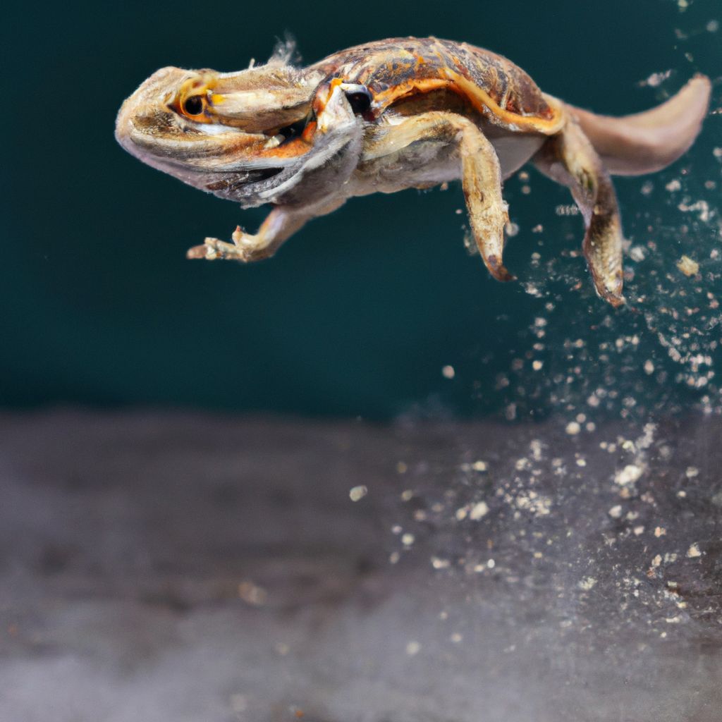 How far Can bearded dragons jump