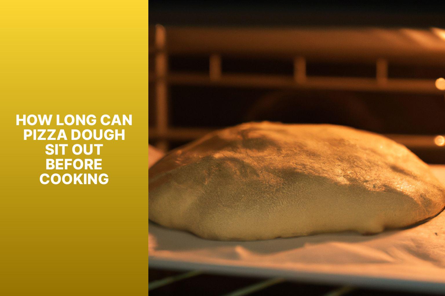 How Long Can Pizza Dough Sit Out Before Cooking