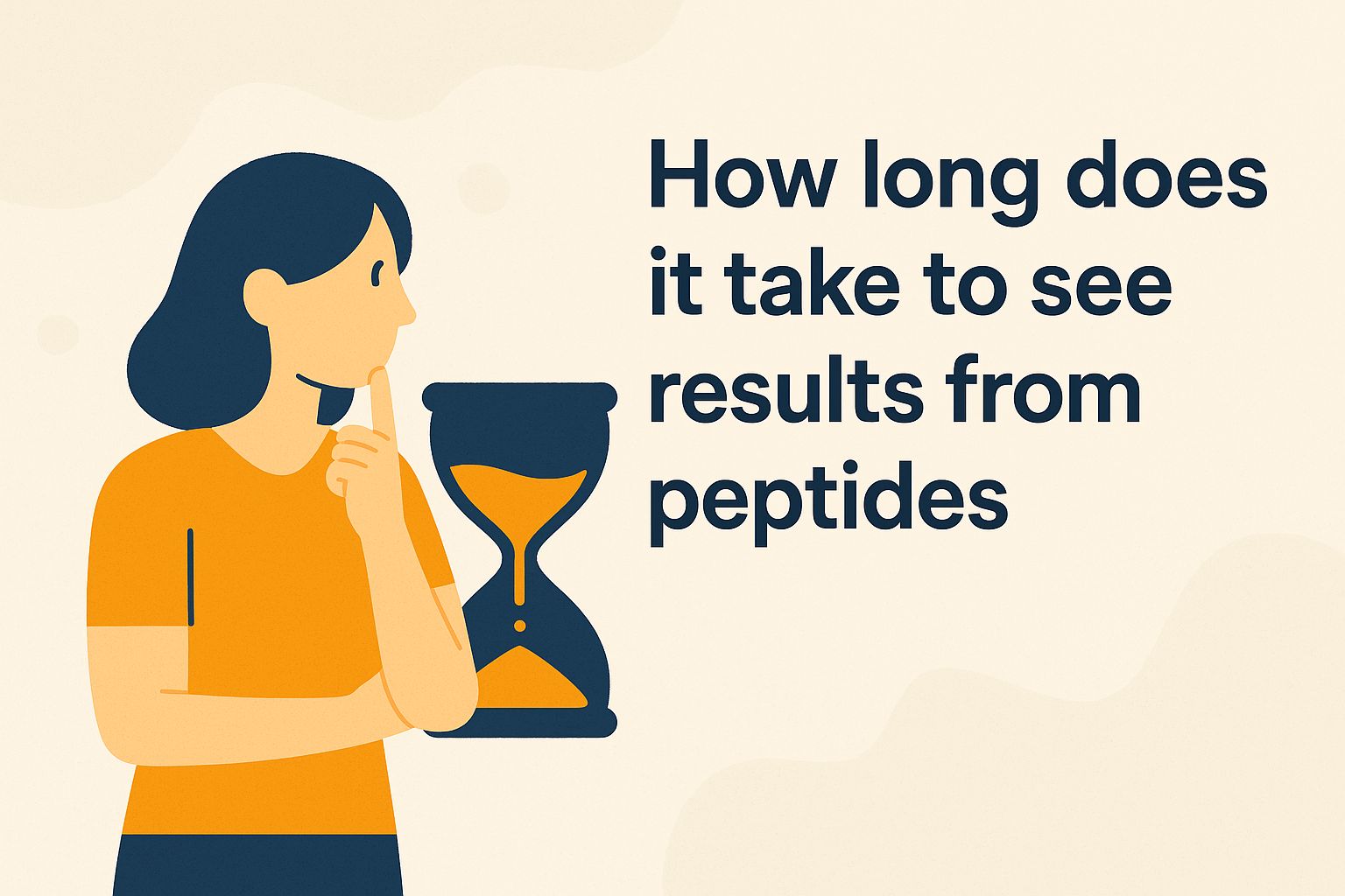 How long does it take to see results from peptides
