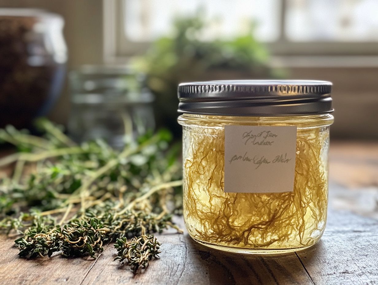 How to Store Sea Moss Gel?