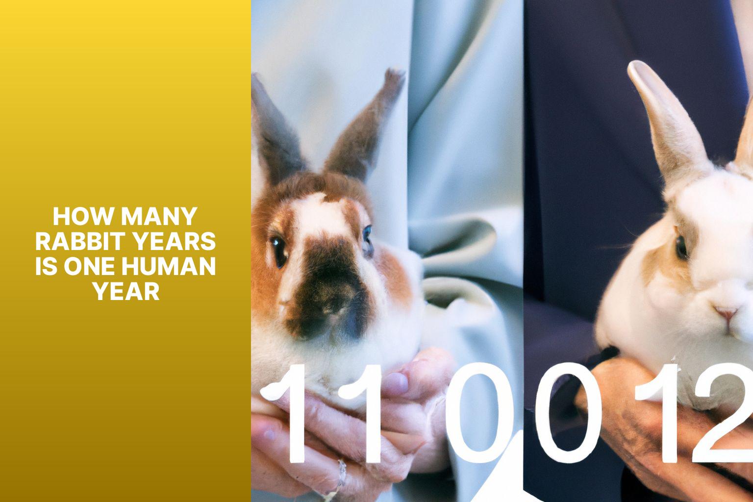 how many rabbit years is one human year