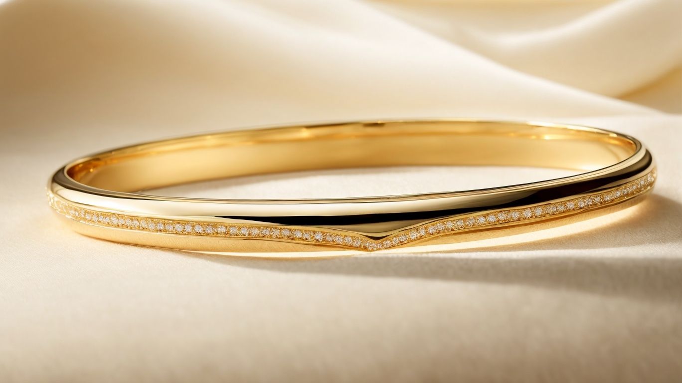 how much is a 14k gold bangle bracelet worth