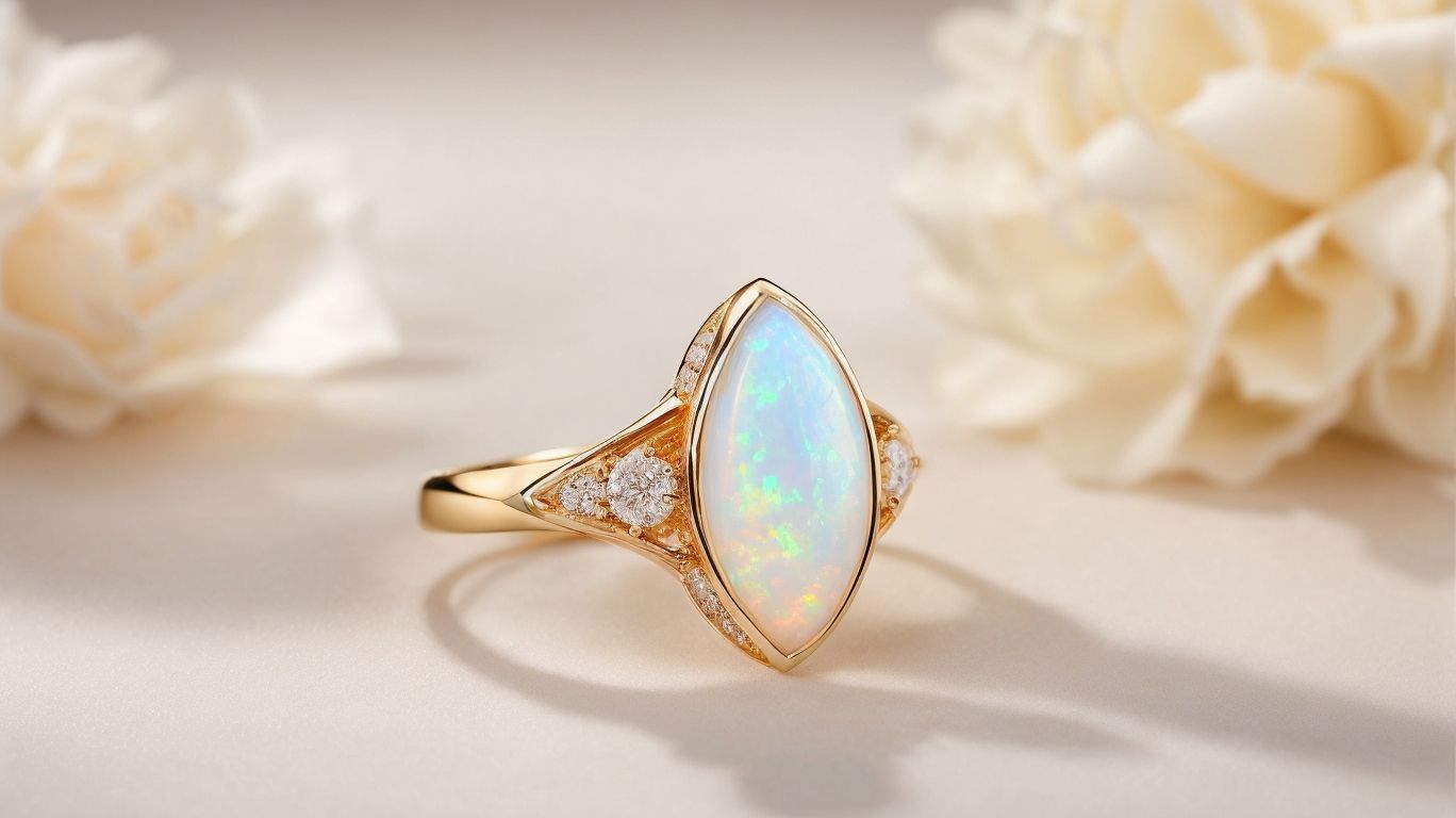 how much is a 14k gold opal ring worth