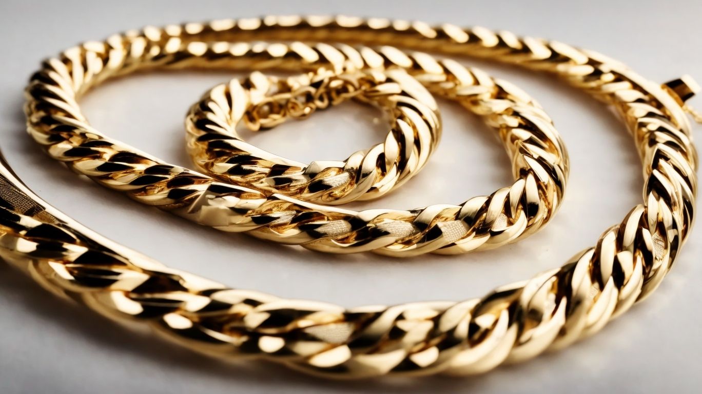 how much is a gold herringbone chain worth