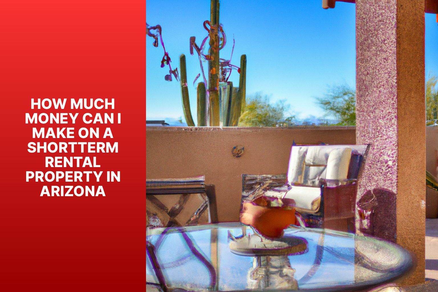 How much money can I make on a shortterm rental property in Arizona