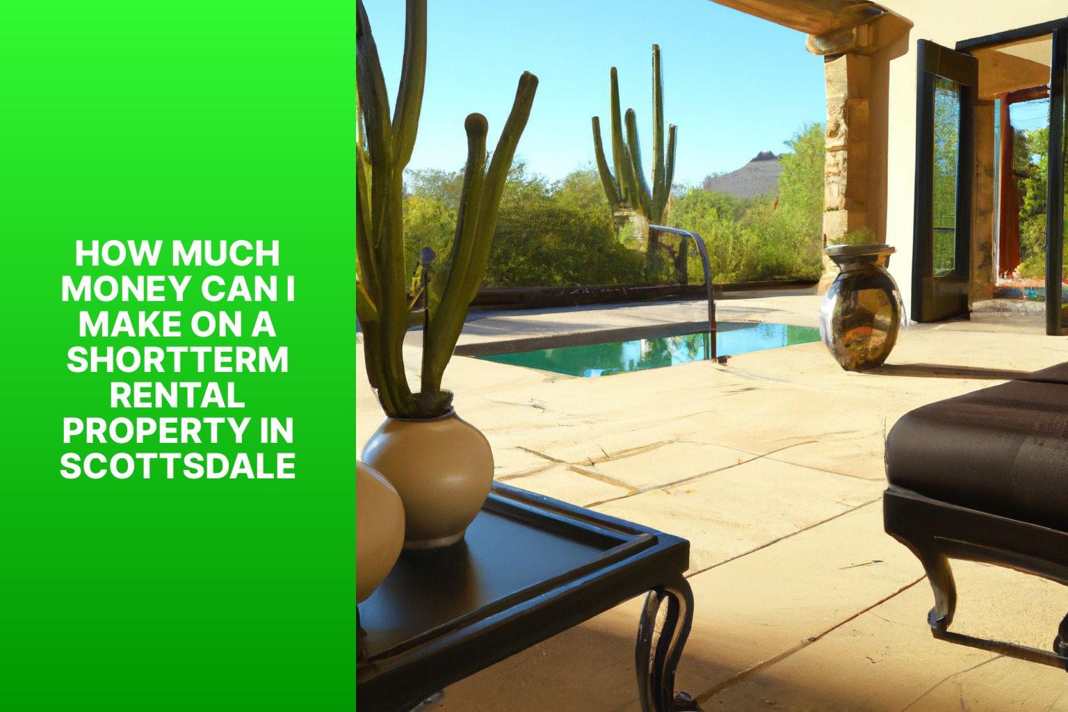 How much money can I make on a shortterm rental property in Scottsdale
