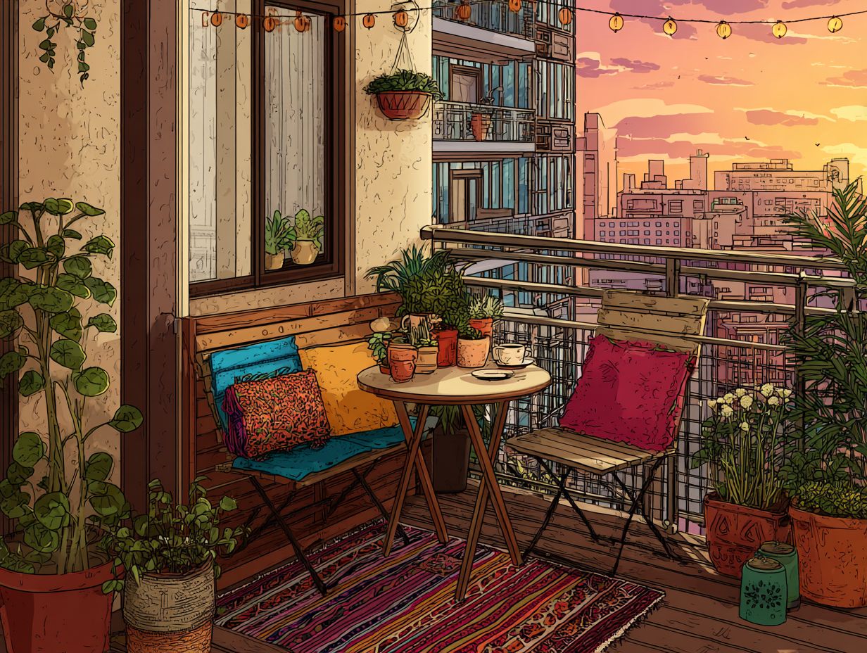 Le balcon de jardin