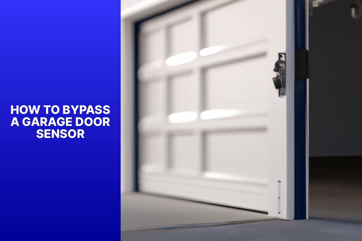 How to Bypass a Garage Door Sensor