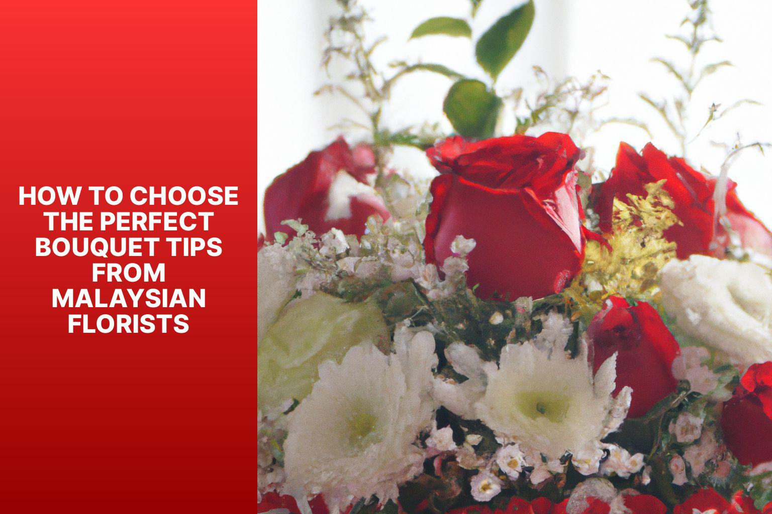 How to Choose the Perfect Bouquet Tips from Malaysian Florists