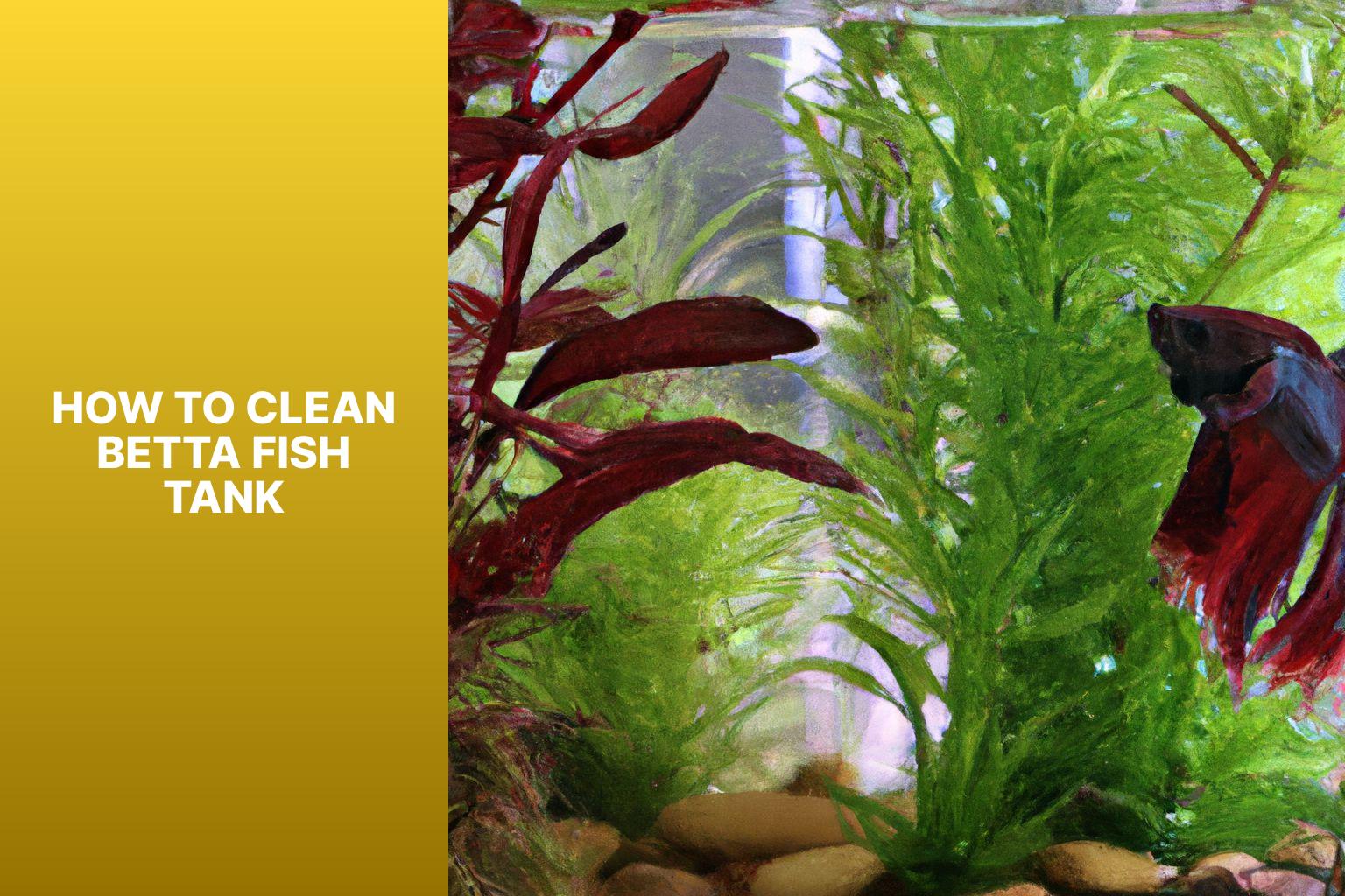 how to clean betta fish tank