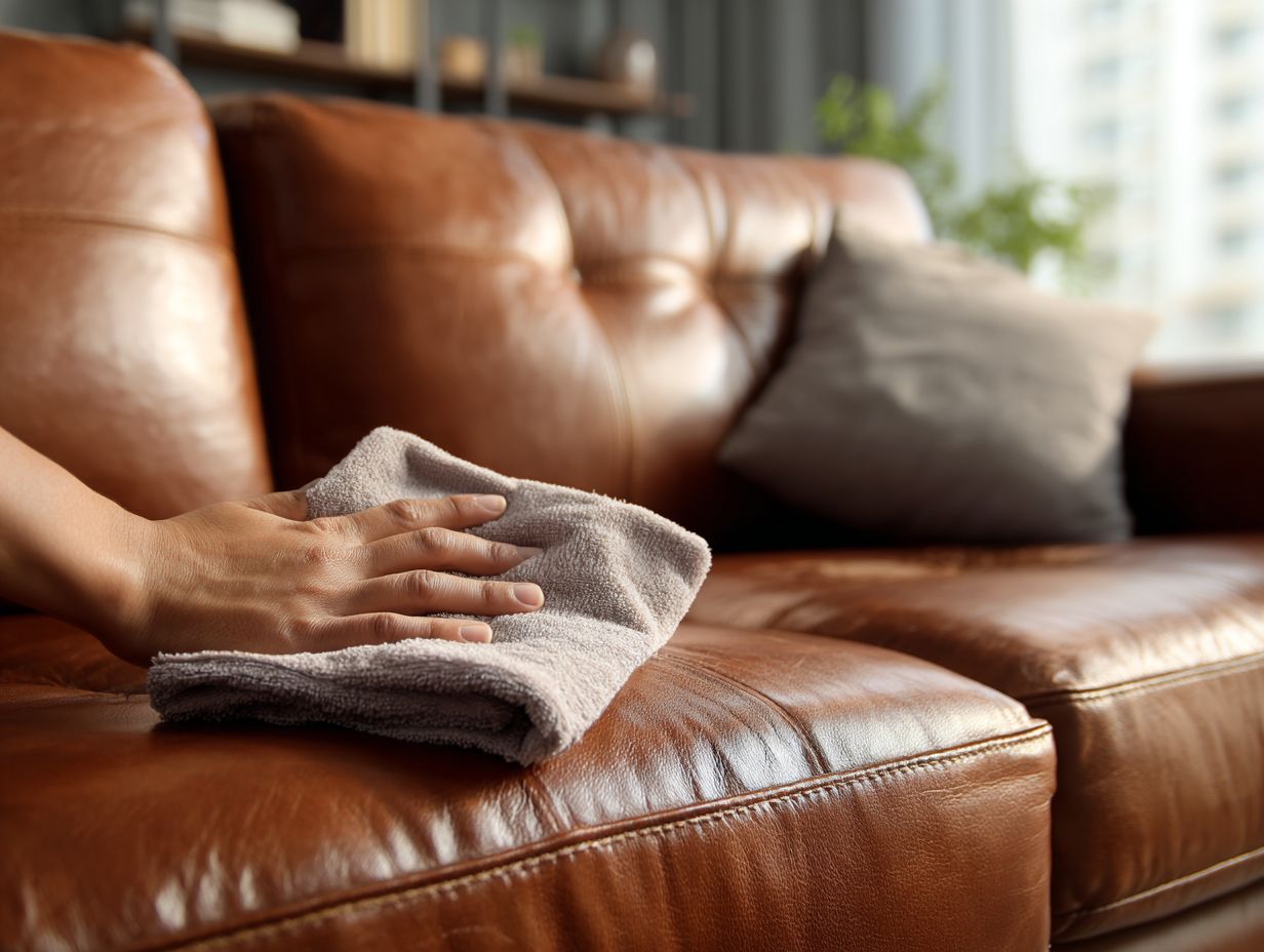 How to Deal with Specific Stains on Leather Couches?