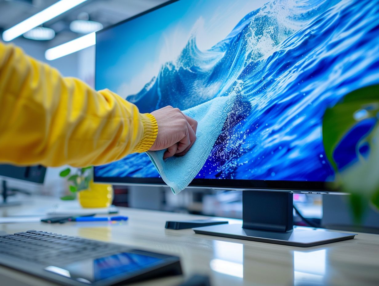 Tips and Tricks for Cleaning Large HD Screens
