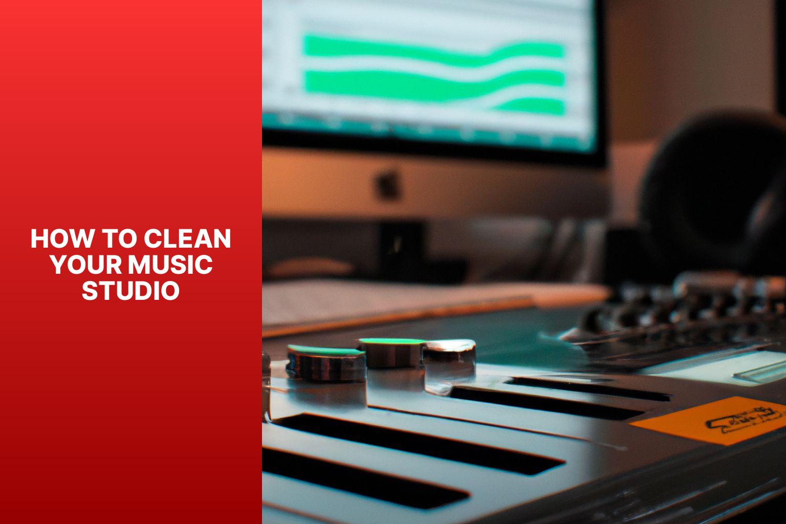 How to Clean Your Music Studio