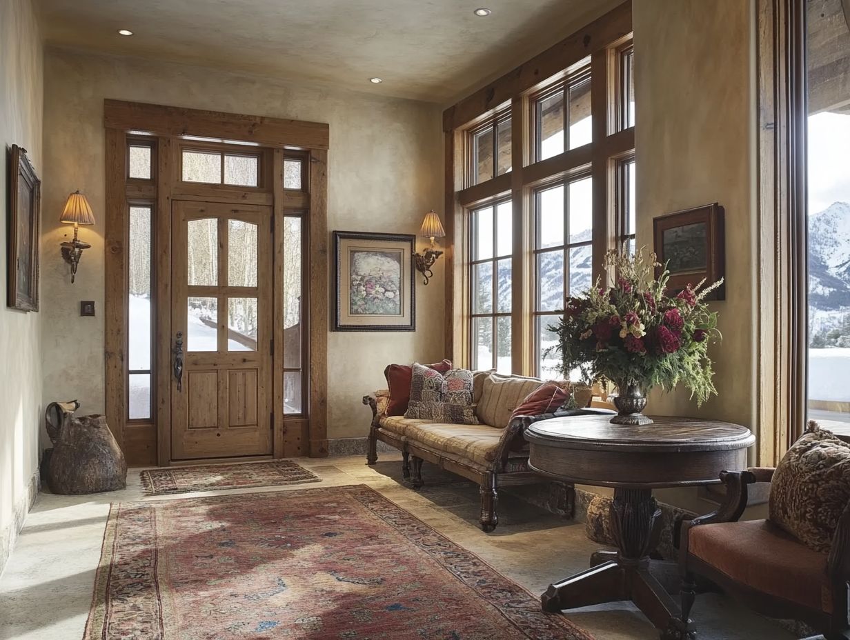 How to Create a Foyer in an Open Living Room?
