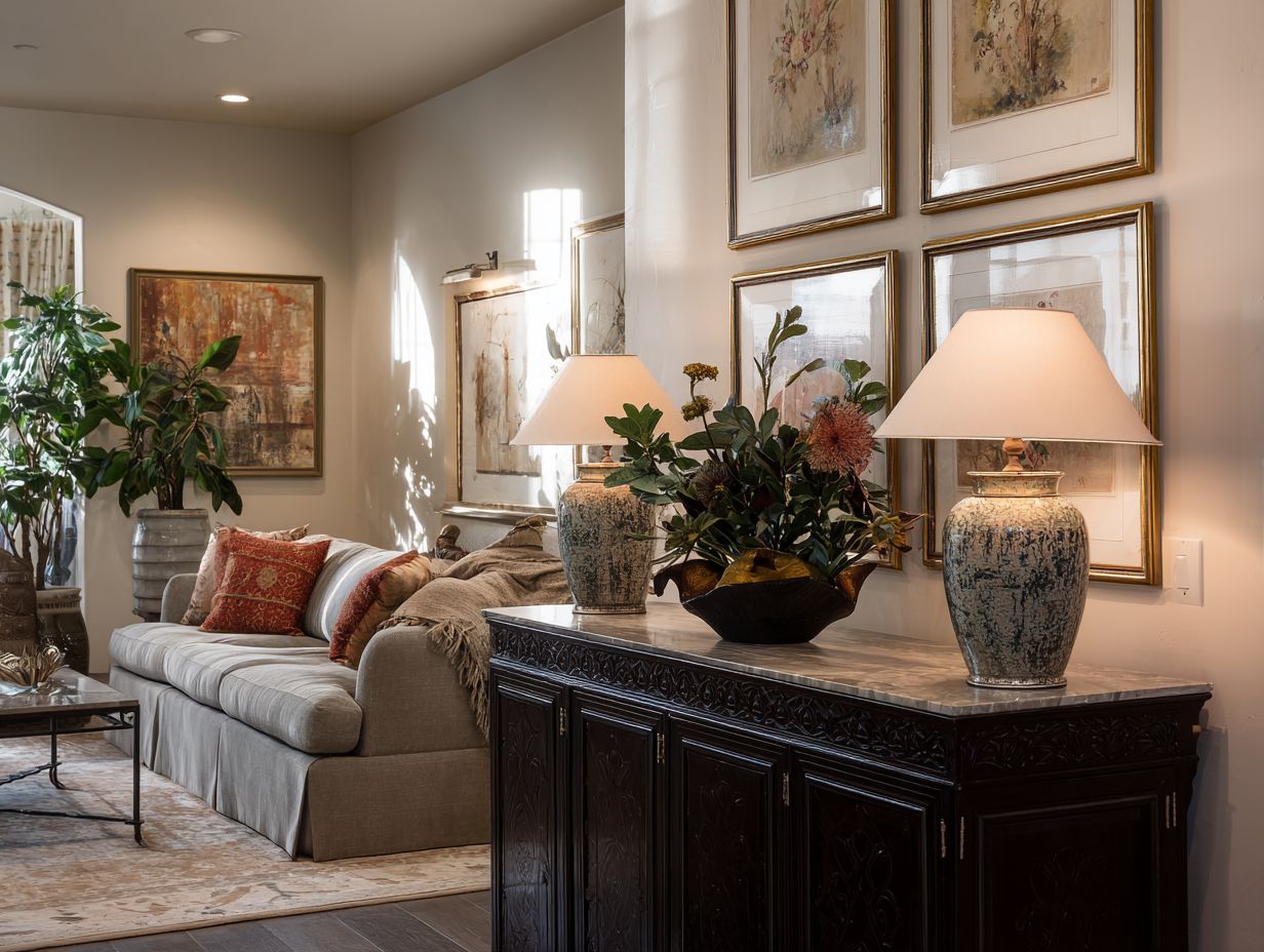 Comment créer une décoration pour un grand mur de salon?