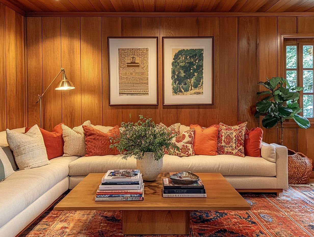 Why Decorate A Wood Paneled Living Room?