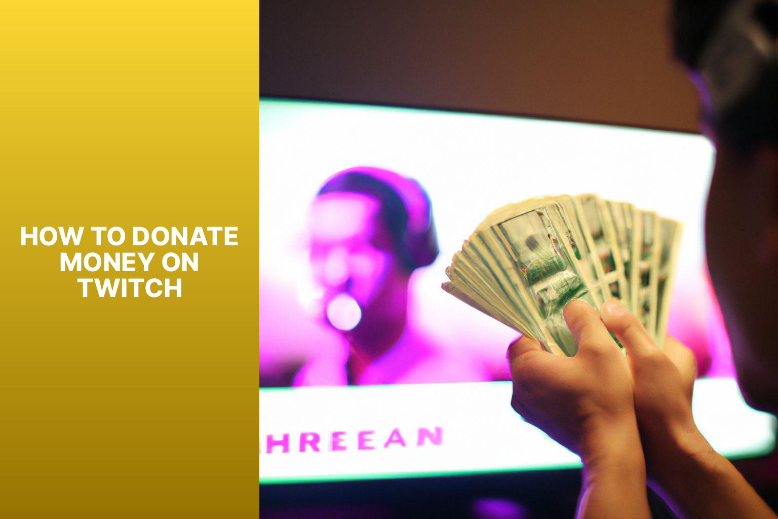 how to donate money on twitch 